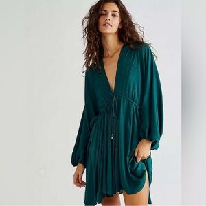 NWT Free People Womens Printed Arzel Mini Dress